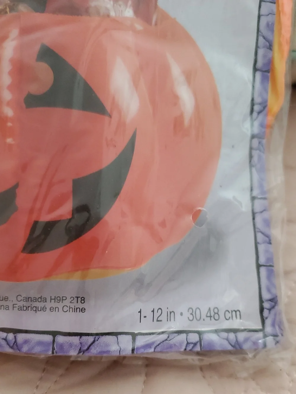 Amscan Inflatable Pumpkin Candy Bowl - Orange with Green Stem